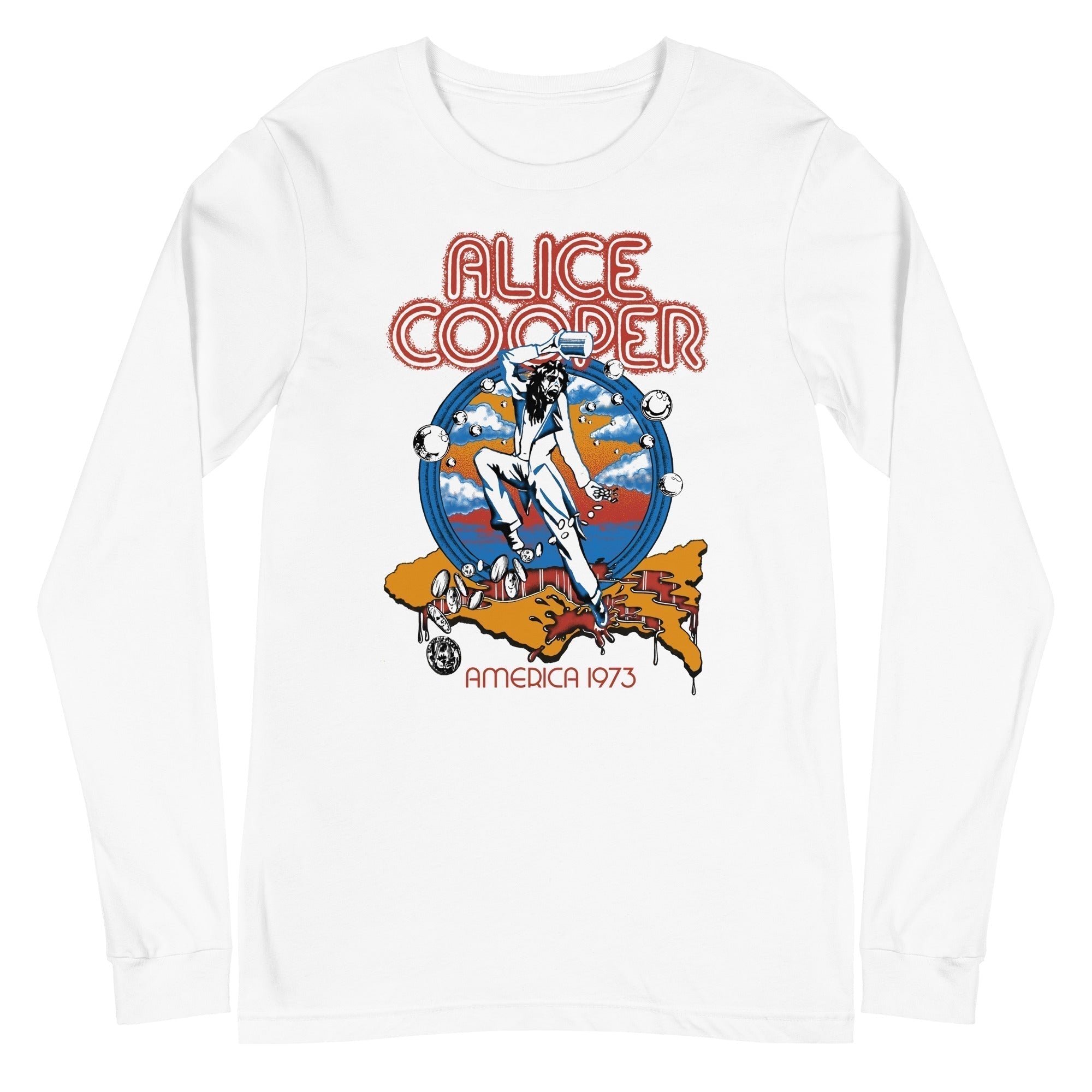 Alice Cooper  1973 Tour Long Sleeve T Shirt Apparel Hoodie, Sweatshirt | CiraTrend.com