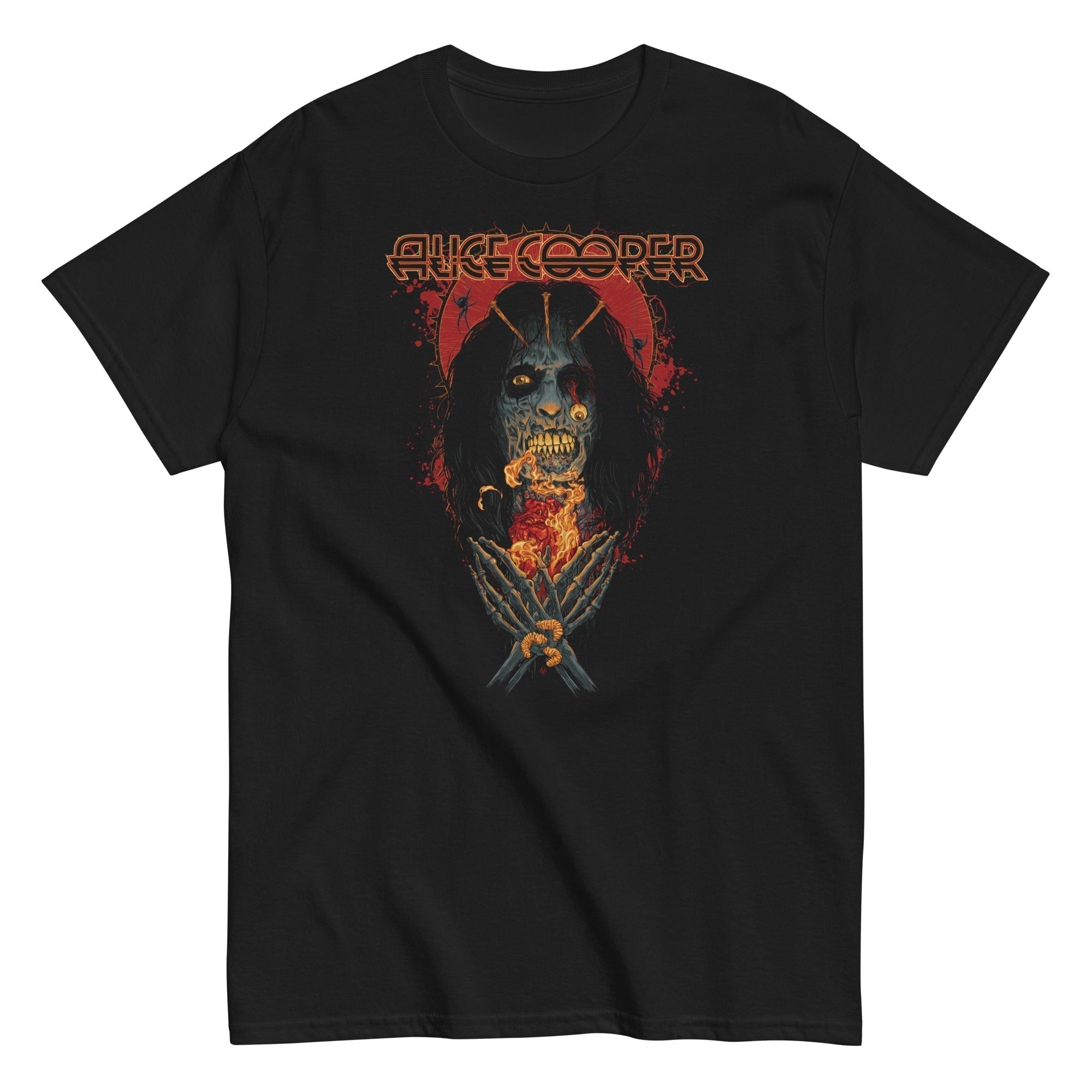 Alice Cooper Skeleton T Shirt Black Hoodie, Sweatshirt | CiraTrend.com (Image 1)