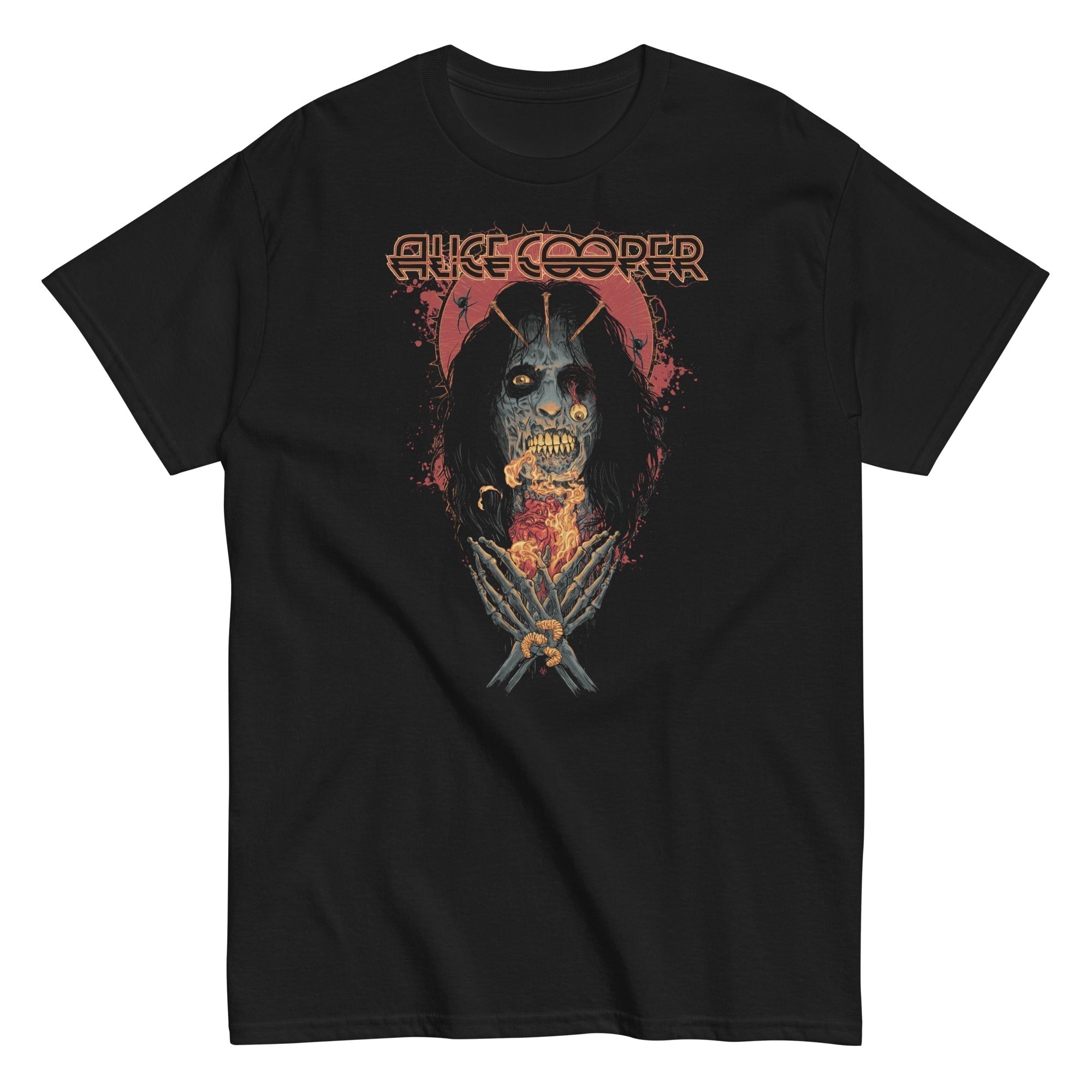 Alice Cooper Skeleton T Shirt Black Hoodie, Sweatshirt | CiraTrend.com (Image 2)