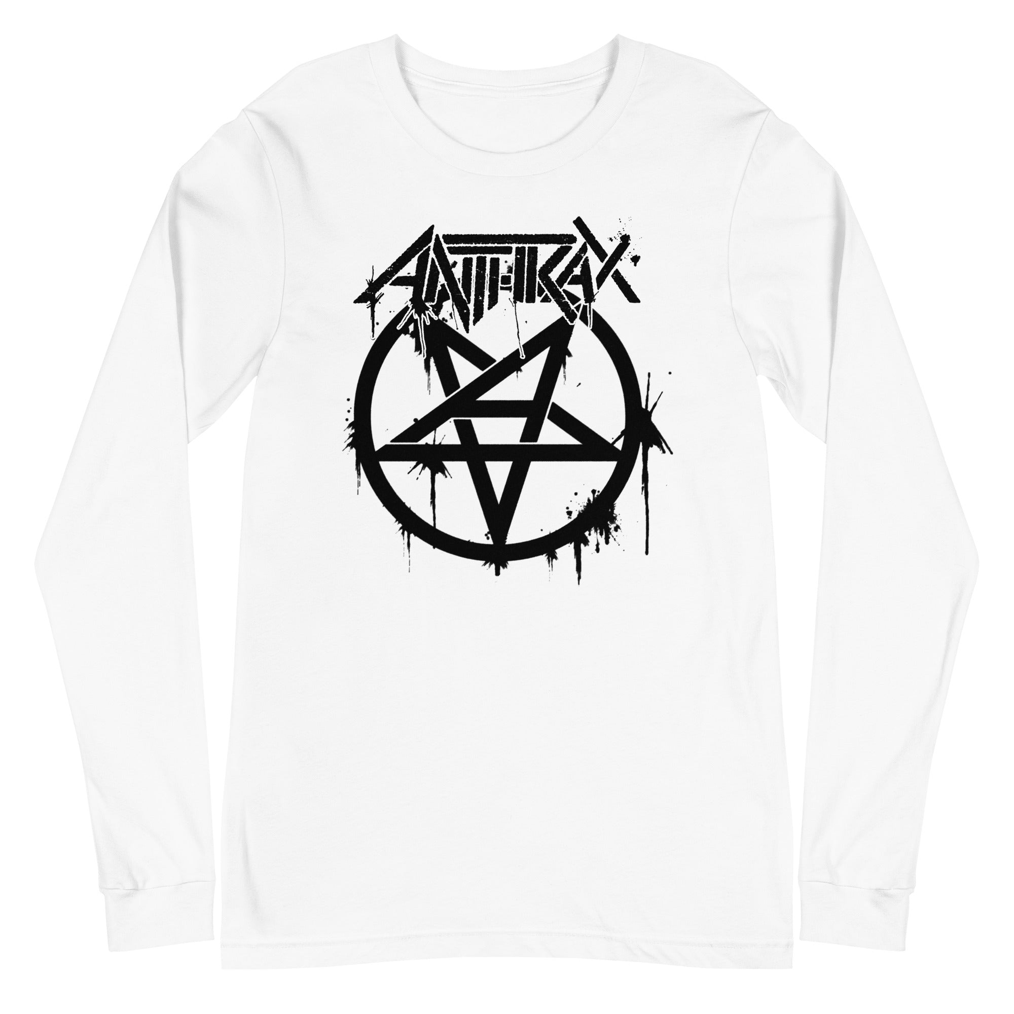Anthrax  Pentagram Logo Long Sleeve T Shirt #1009 Apparel Hoodie, Sweatshirt | CiraTrend.com
