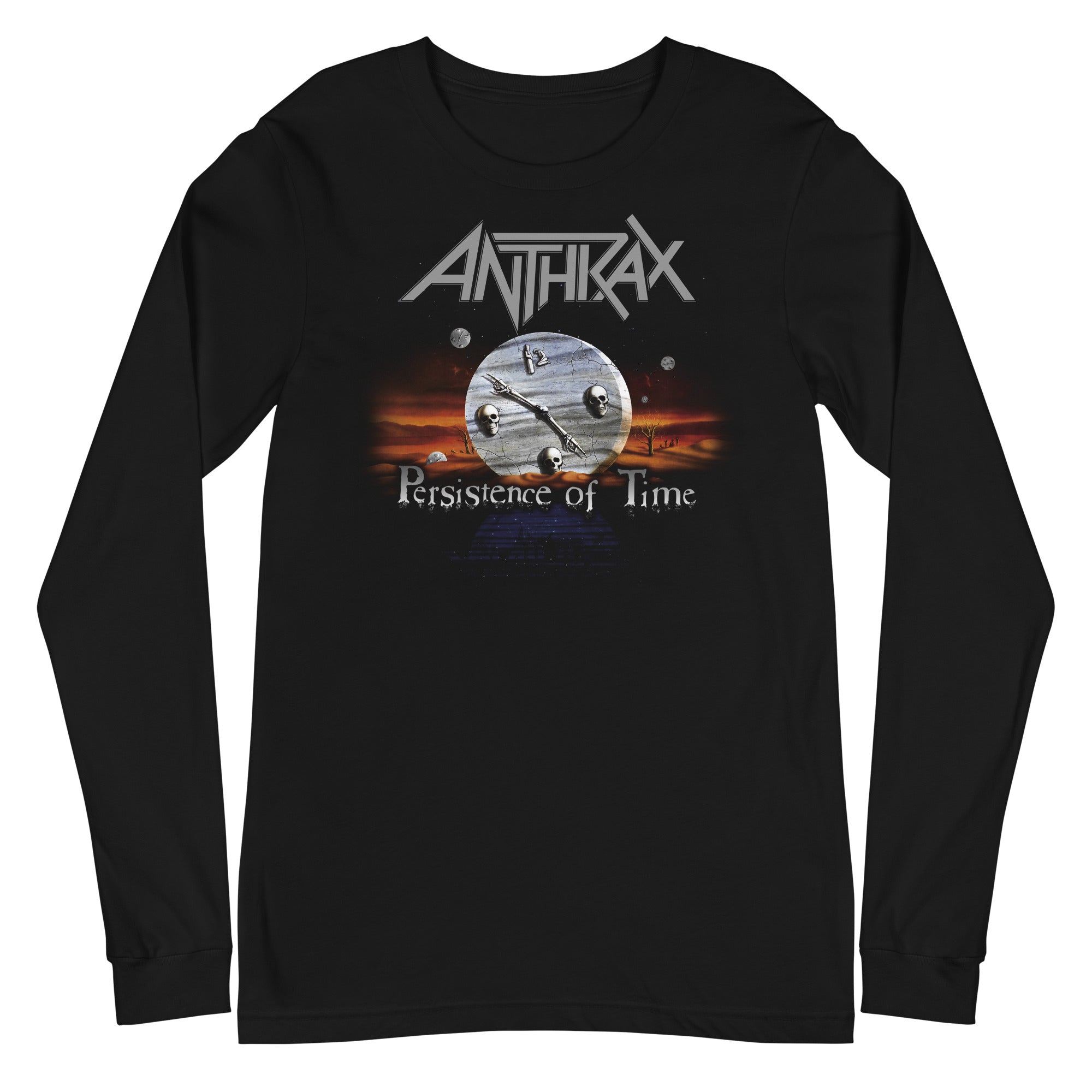 Anthrax  Peristence of Time Long Sleeve T Shirt Apparel Hoodie, Sweatshirt | CiraTrend.com
