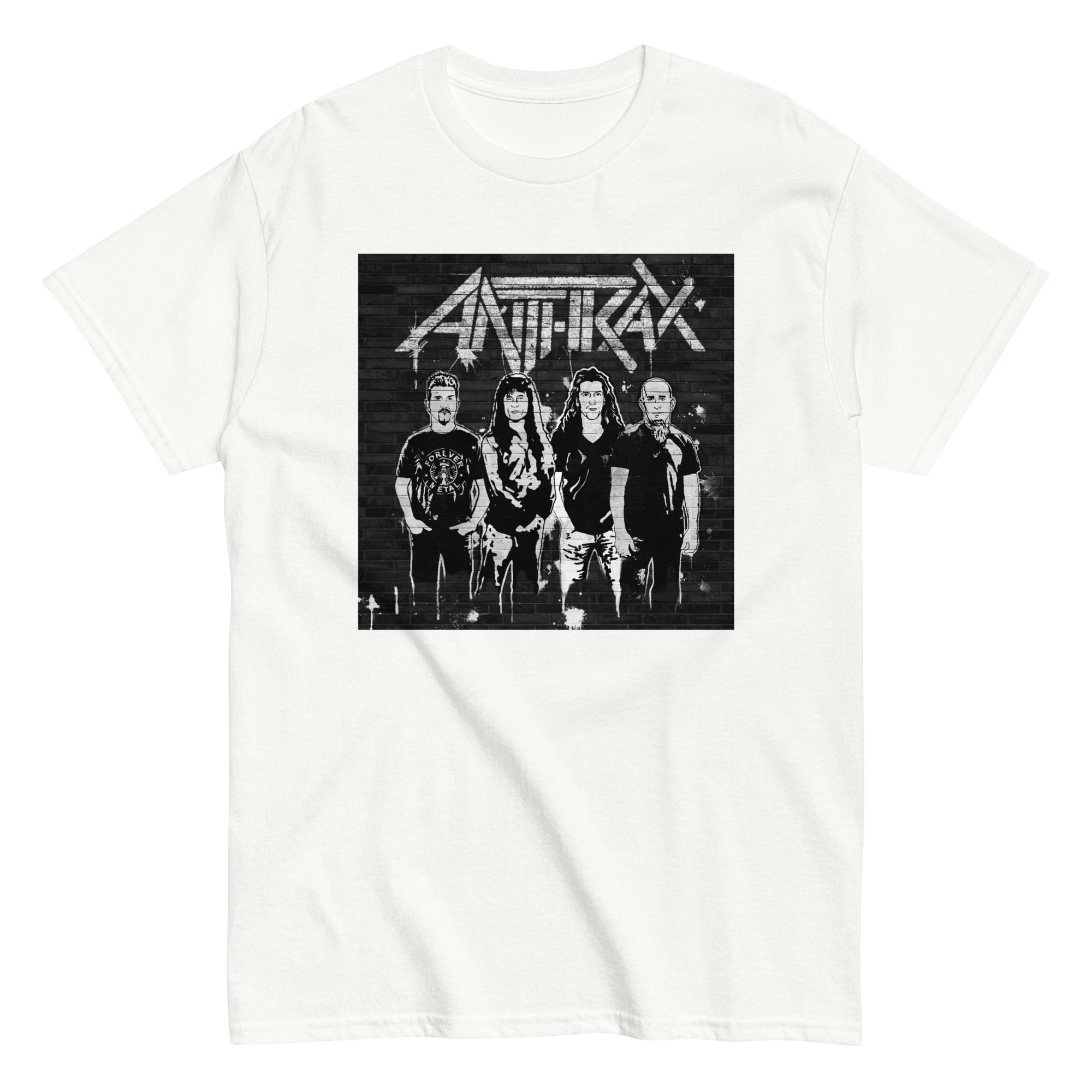 Anthrax With the Band T Shirt White Hoodie, Sweatshirt | CiraTrend.com