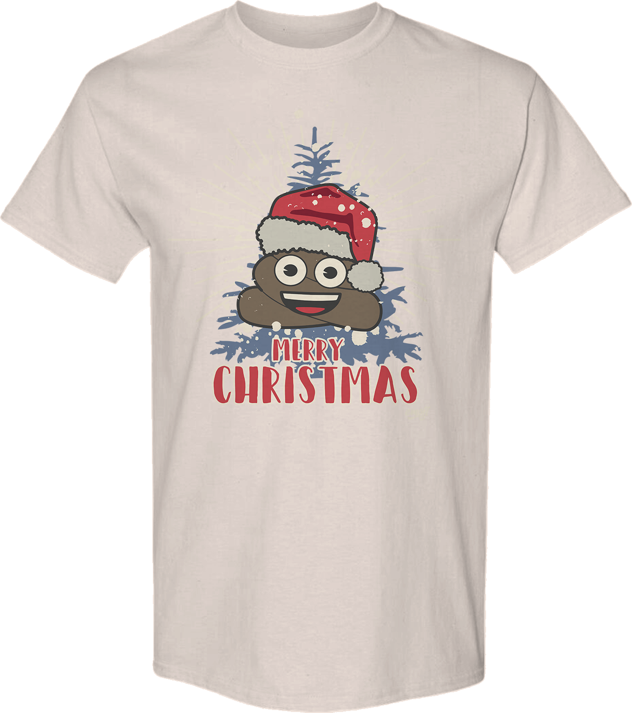 Merry Christmas Poo Emoji T-Shirt Hoodie, Sweatshirt | CiraTrend.com (Image 1)