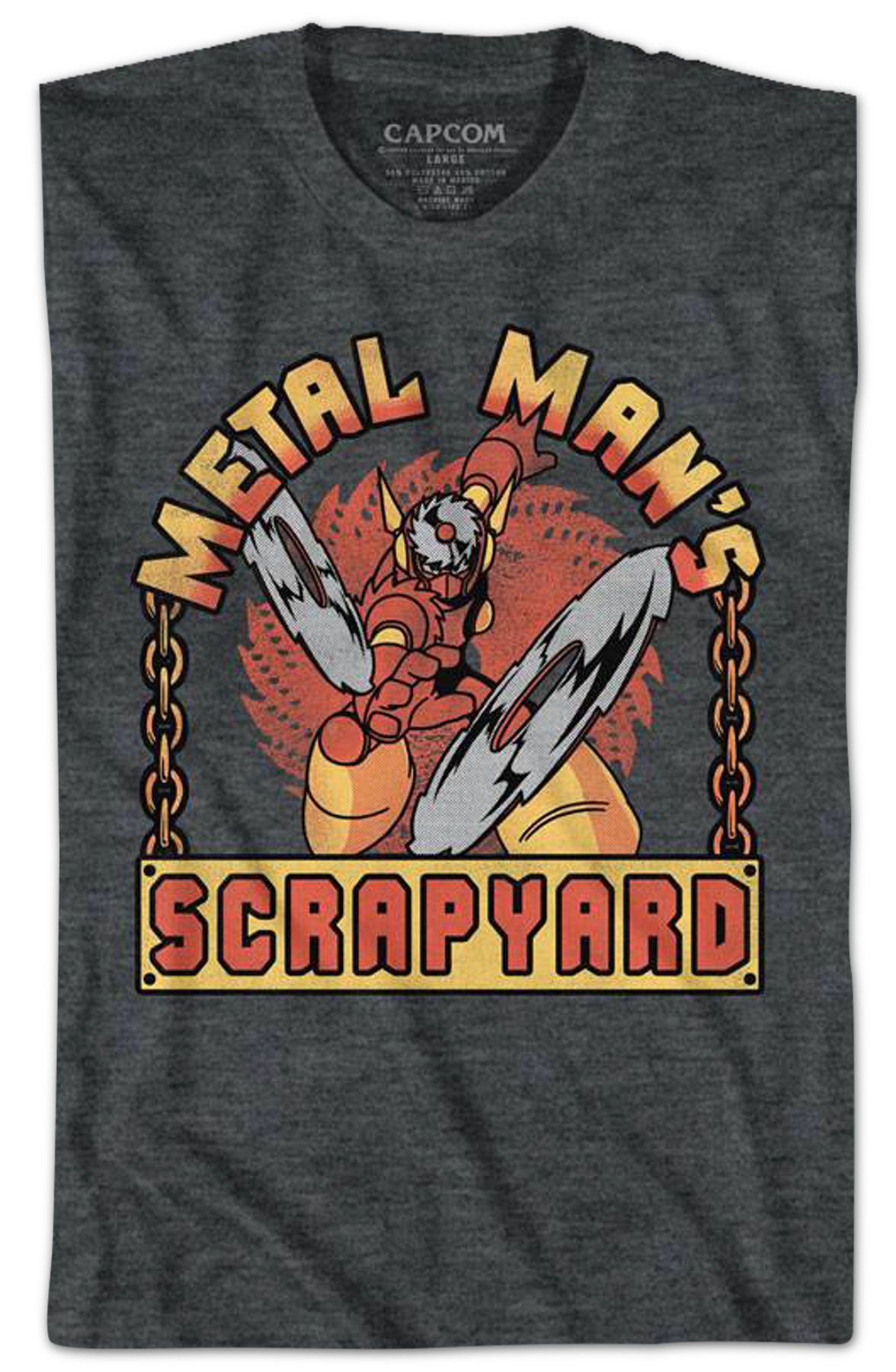 Metal Man's Scrapyard Mega Man T-Shirt Hoodie, Sweatshirt | CiraTrend.com (Image 2)