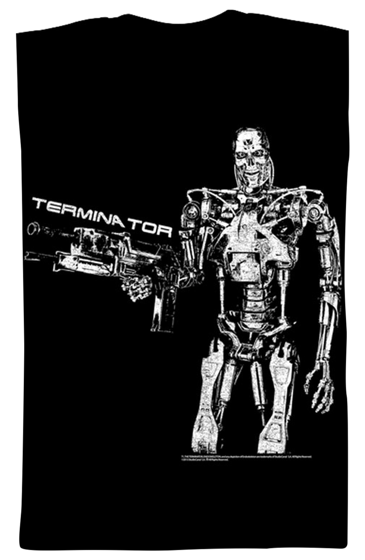 Metallic Skeleton Terminator T-Shirt Hoodie, Sweatshirt | CiraTrend.com (Image 2)