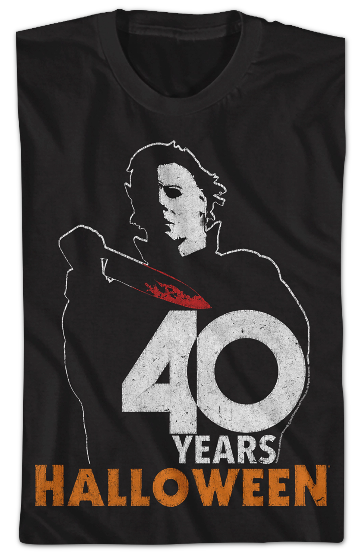 Michael Myers 40 Years Halloween T-Shirt Hoodie, Sweatshirt | CiraTrend.com (Image 2)