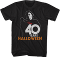 Michael Myers 40 Years Halloween T-Shirt Hoodie, Sweatshirt | CiraTrend.com (Image 1)