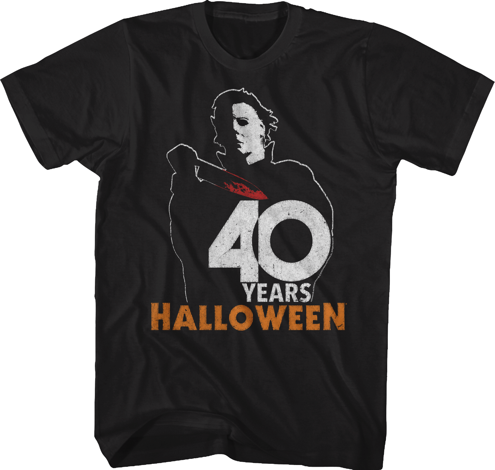 Michael Myers 40 Years Halloween T-Shirt Hoodie, Sweatshirt | CiraTrend.com (Image 1)