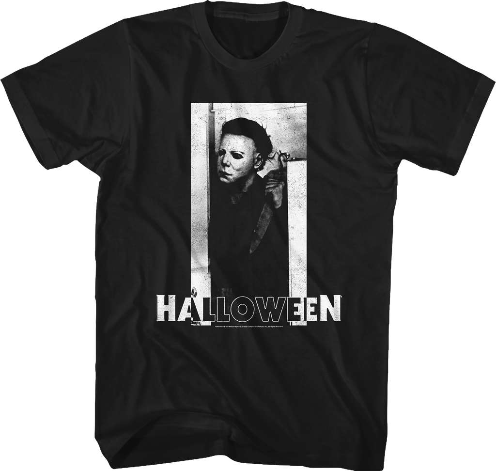 Michael Myers Attack Pose Halloween T-Shirt Hoodie, Sweatshirt | CiraTrend.com (Image 1)