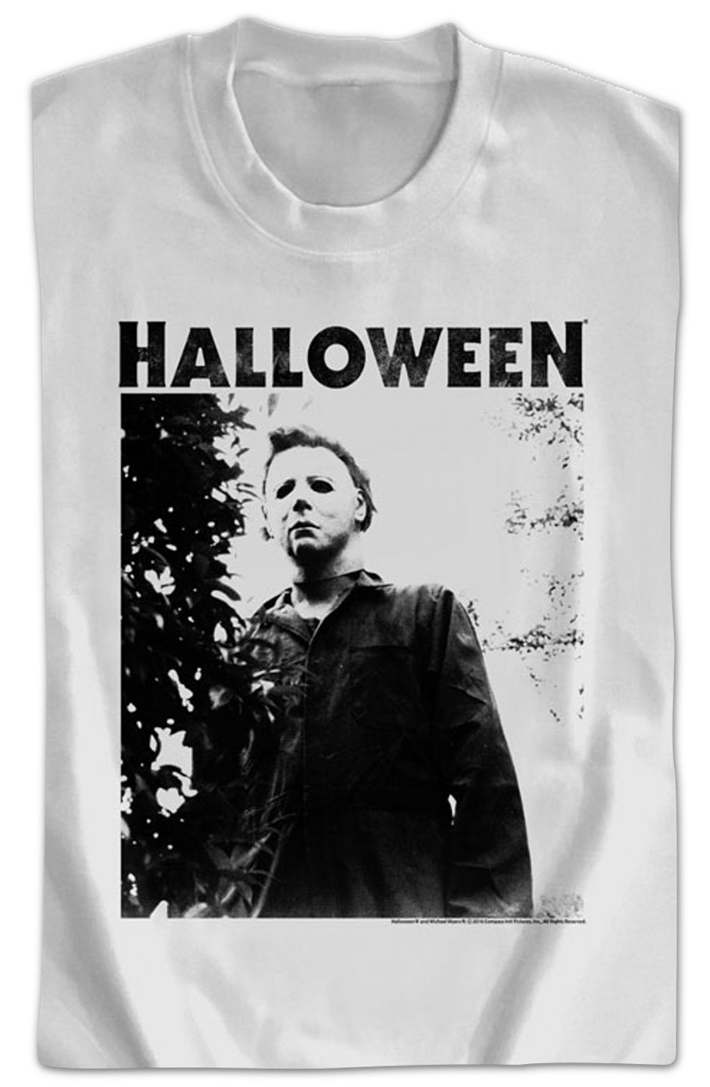 Michael Myers Black And White Photo Halloween Sweatshirt T-Shirts, Hoodie | CiraTrend.com (Image 2)