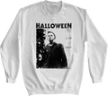 Michael Myers Black And White Photo Halloween Sweatshirt T-Shirts, Hoodie | CiraTrend.com (Image 1)