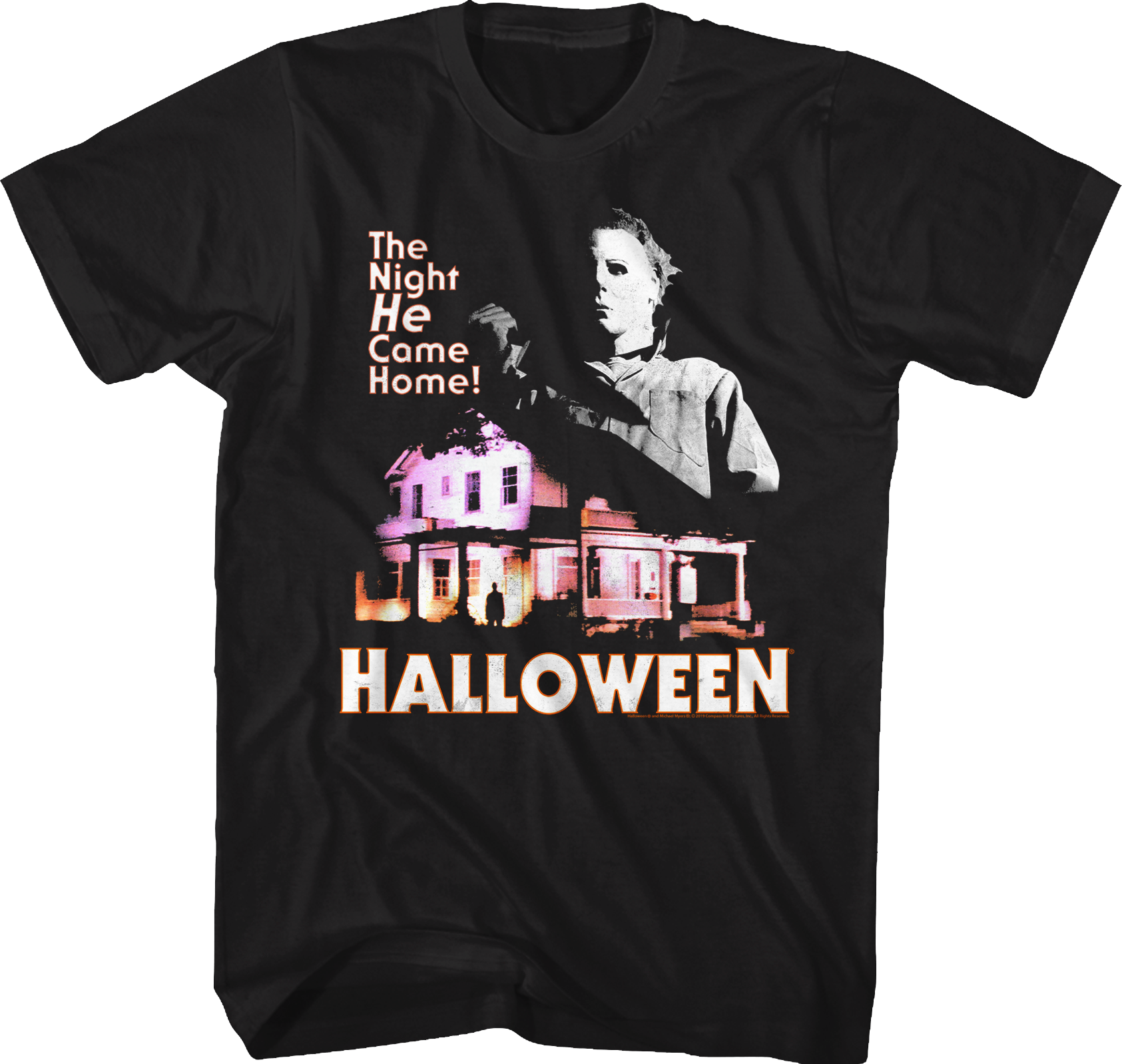 Michael Myers Came Home Halloween T-Shirt Hoodie, Sweatshirt | CiraTrend.com (Image 1)