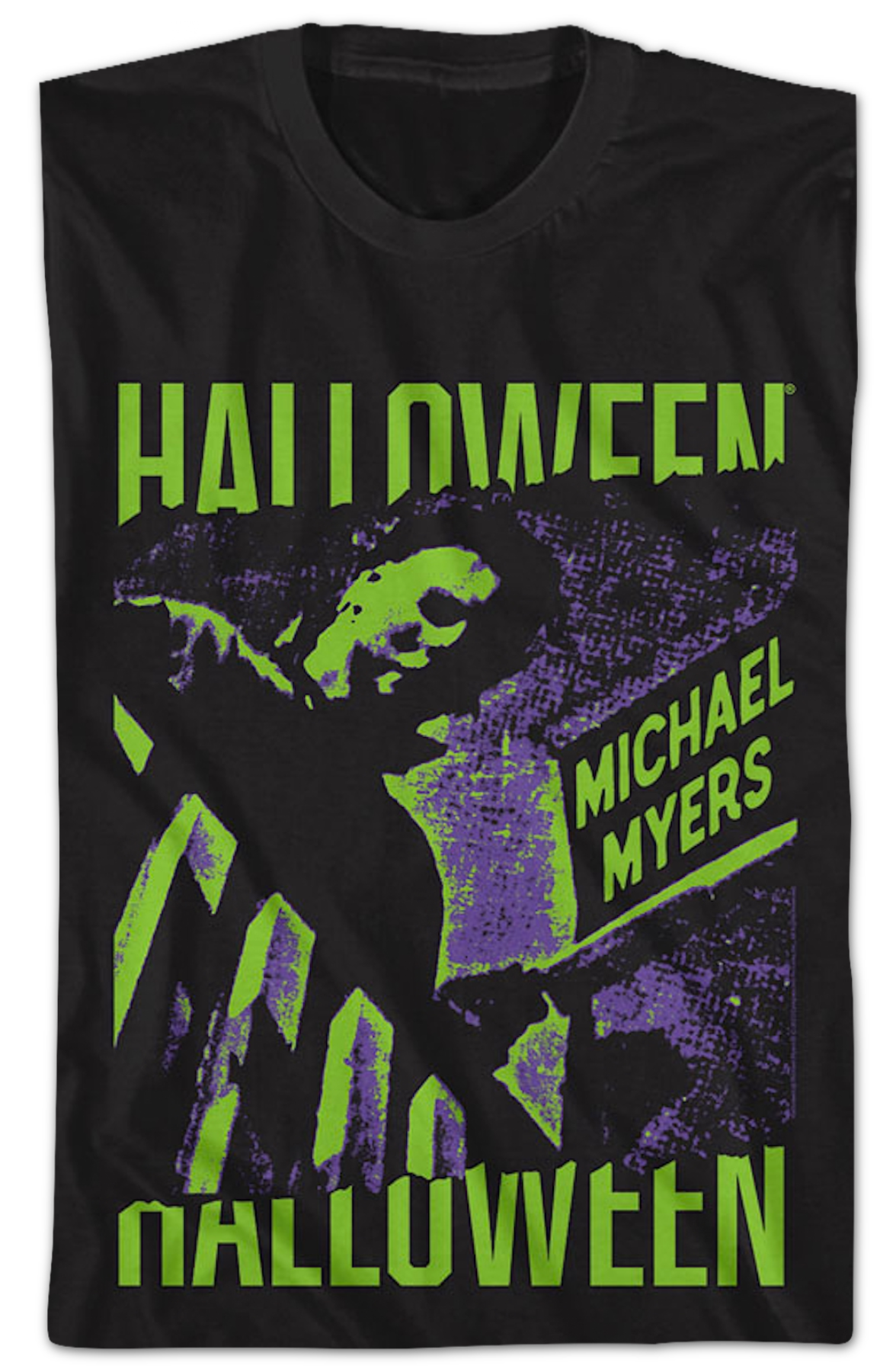 Michael Myers Neon Boogeyman Halloween T-Shirt Hoodie, Sweatshirt | CiraTrend.com (Image 2)