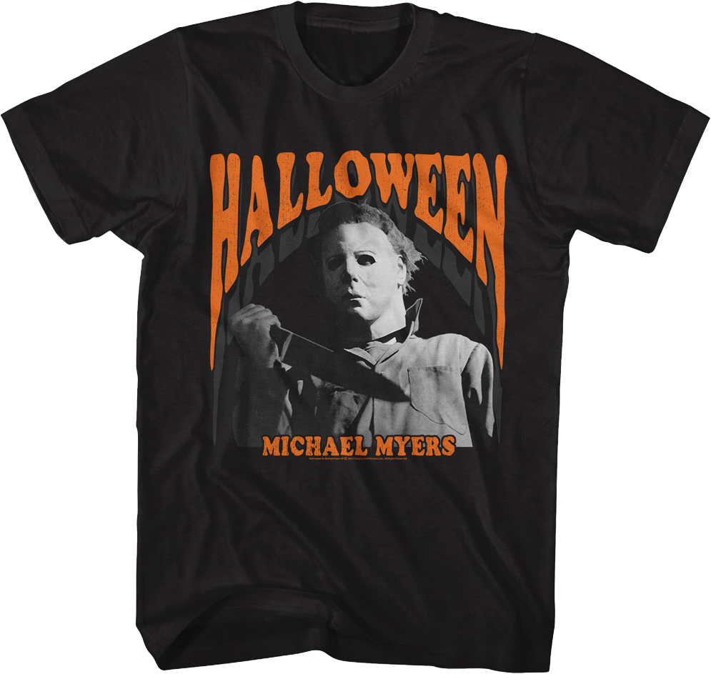 Retro Michael Myers Halloween T-Shirt Hoodie, Sweatshirt | CiraTrend.com (Image 1)
