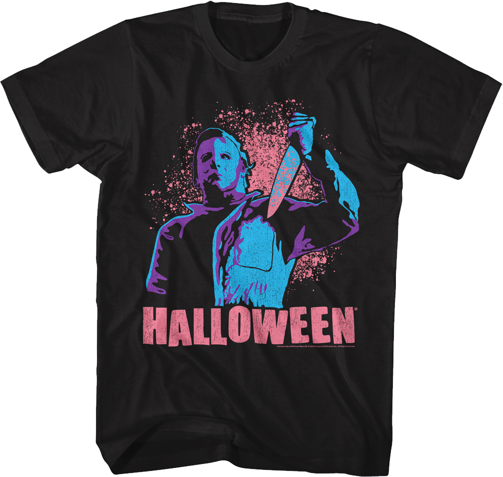 Michael Myers Knife Pose Halloween T-Shirt Hoodie, Sweatshirt | CiraTrend.com (Image 1)