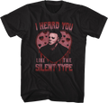 Michael Myers I Heard You Like The Silent Type Halloween T-Shirt Hoodie, Sweatshirt | CiraTrend.com (Image 1)