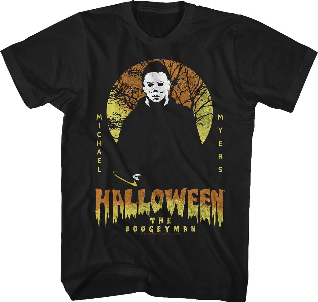 Michael Myers The Boogeyman Halloween T-Shirt Hoodie, Sweatshirt | CiraTrend.com (Image 1)