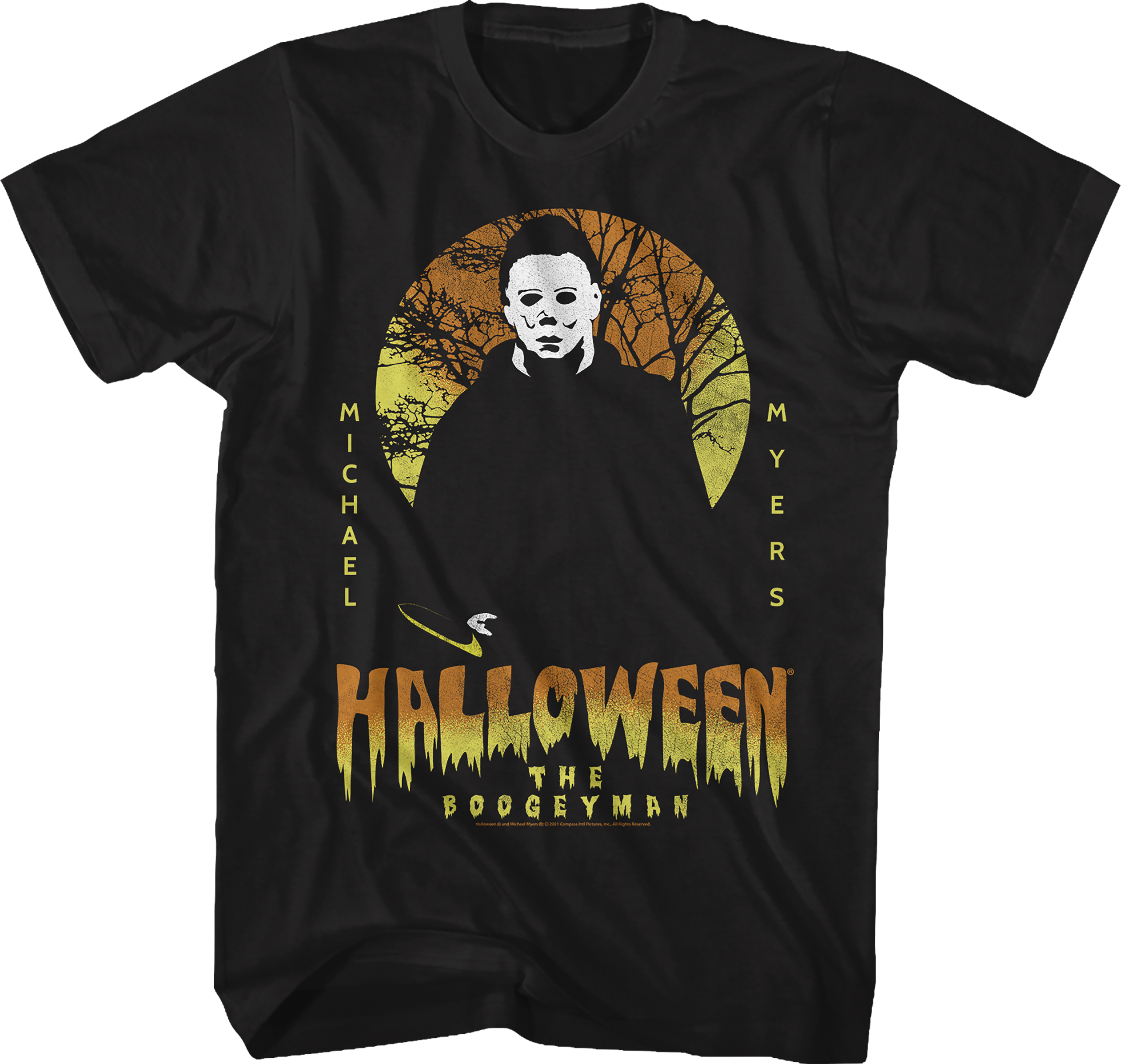 Michael Myers The Boogeyman Halloween T-Shirt Hoodie, Sweatshirt | CiraTrend.com (Image 1)