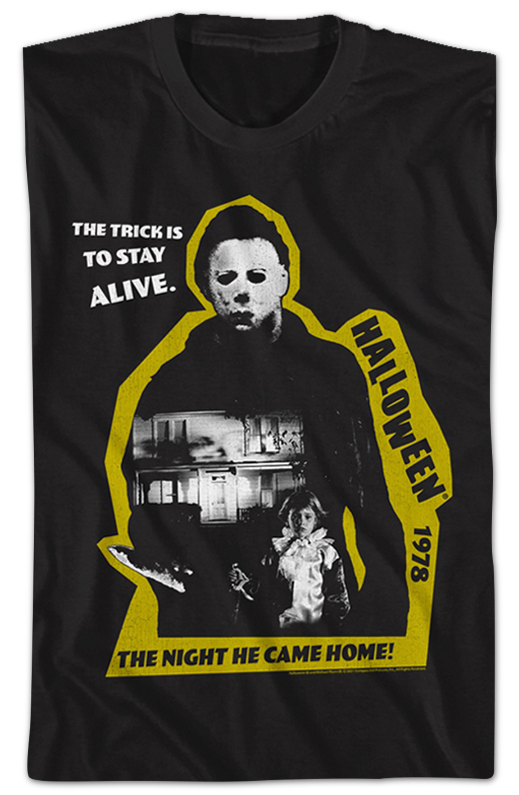 Michael Myers The Shape Cut Out Halloween T-Shirt Hoodie, Sweatshirt | CiraTrend.com (Image 2)