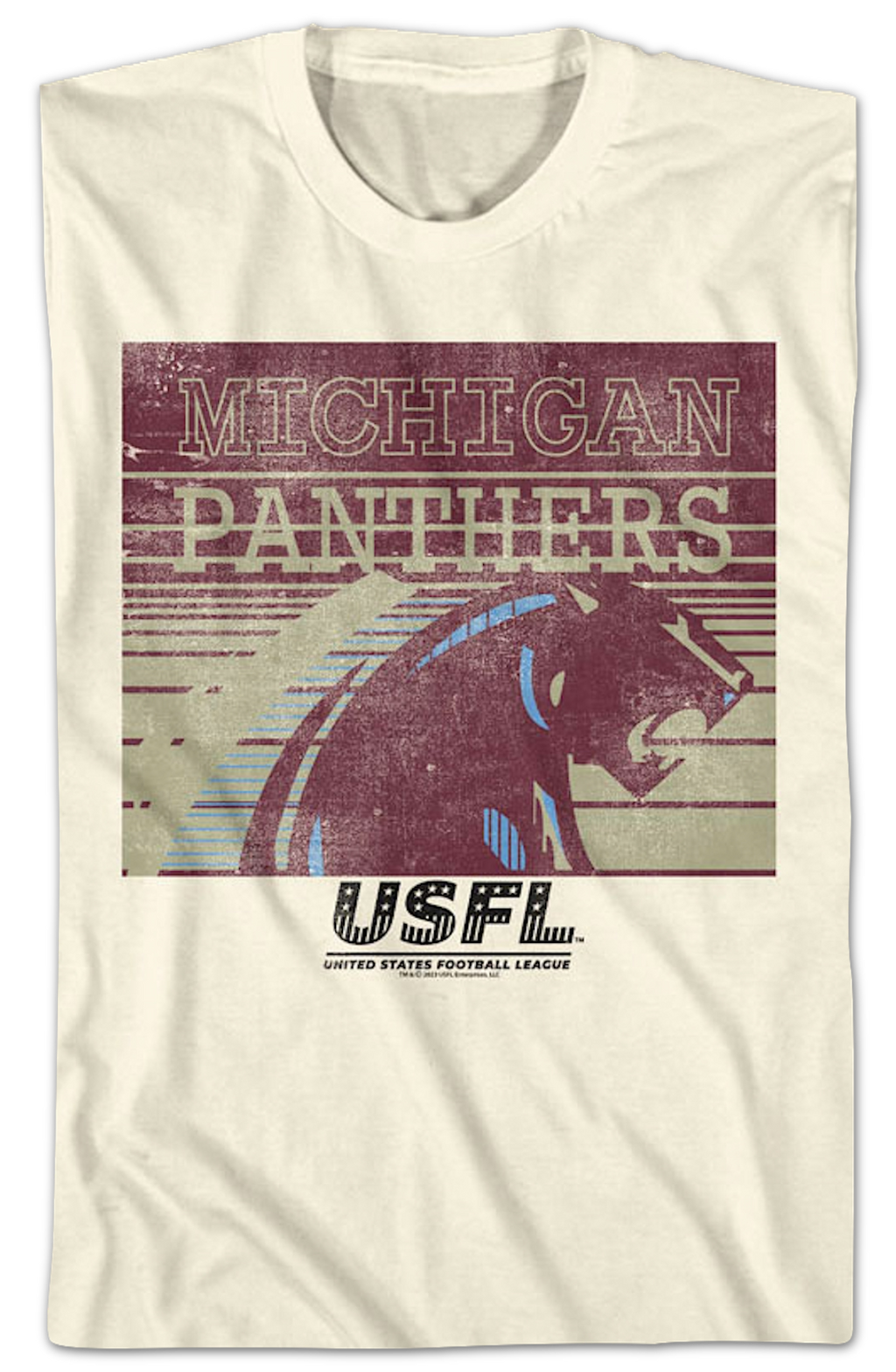 Michigan Panthers USFL T-Shirt Hoodie, Sweatshirt | CiraTrend.com (Image 2)
