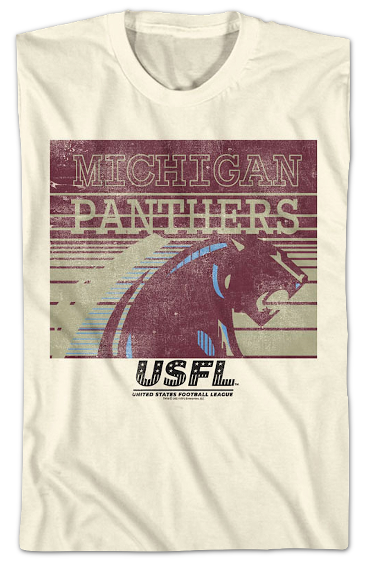 Michigan Panthers USFL T-Shirt Hoodie, Sweatshirt | CiraTrend.com (Image 2)