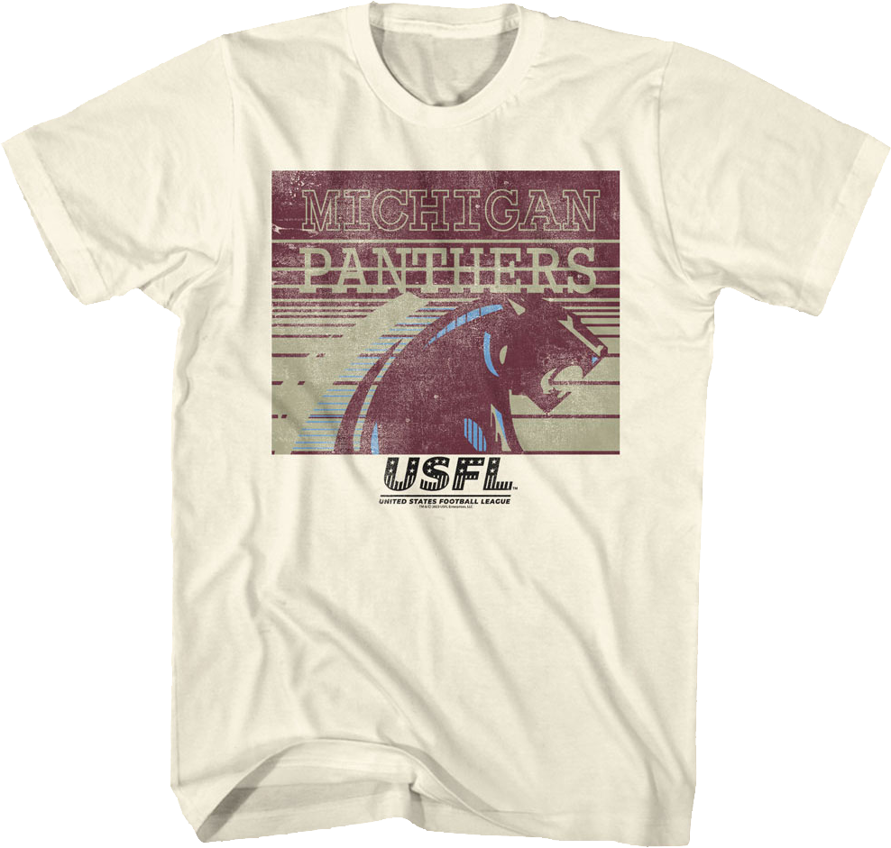 Michigan Panthers USFL T-Shirt Hoodie, Sweatshirt | CiraTrend.com (Image 1)