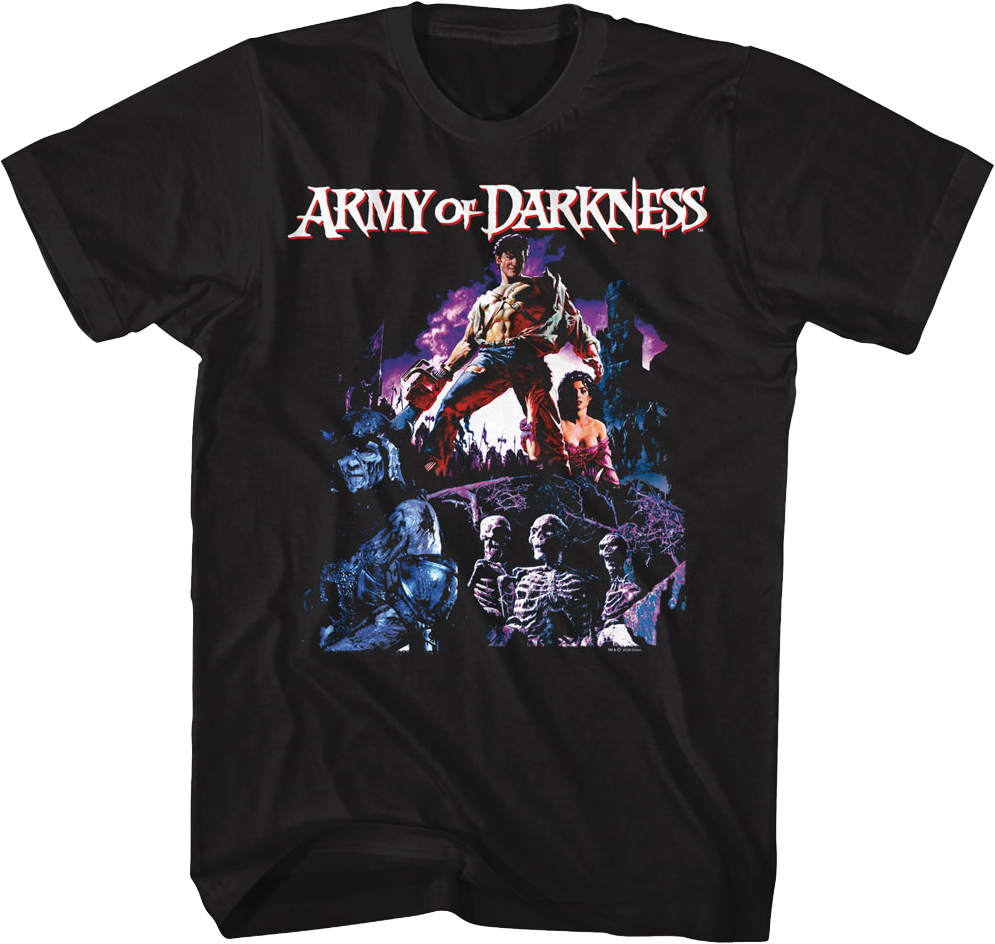 Middle Ages Poster Army Darkness T-Shirts, Hoodie, Sweatshirt