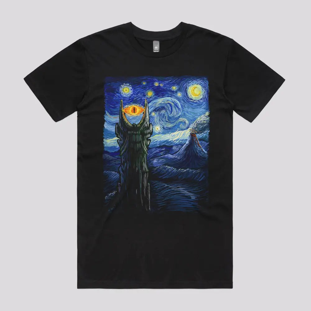Middle Earth Van Gogh T-Shirt Hoodie, Sweatshirt | CiraTrend.com (Image 2)