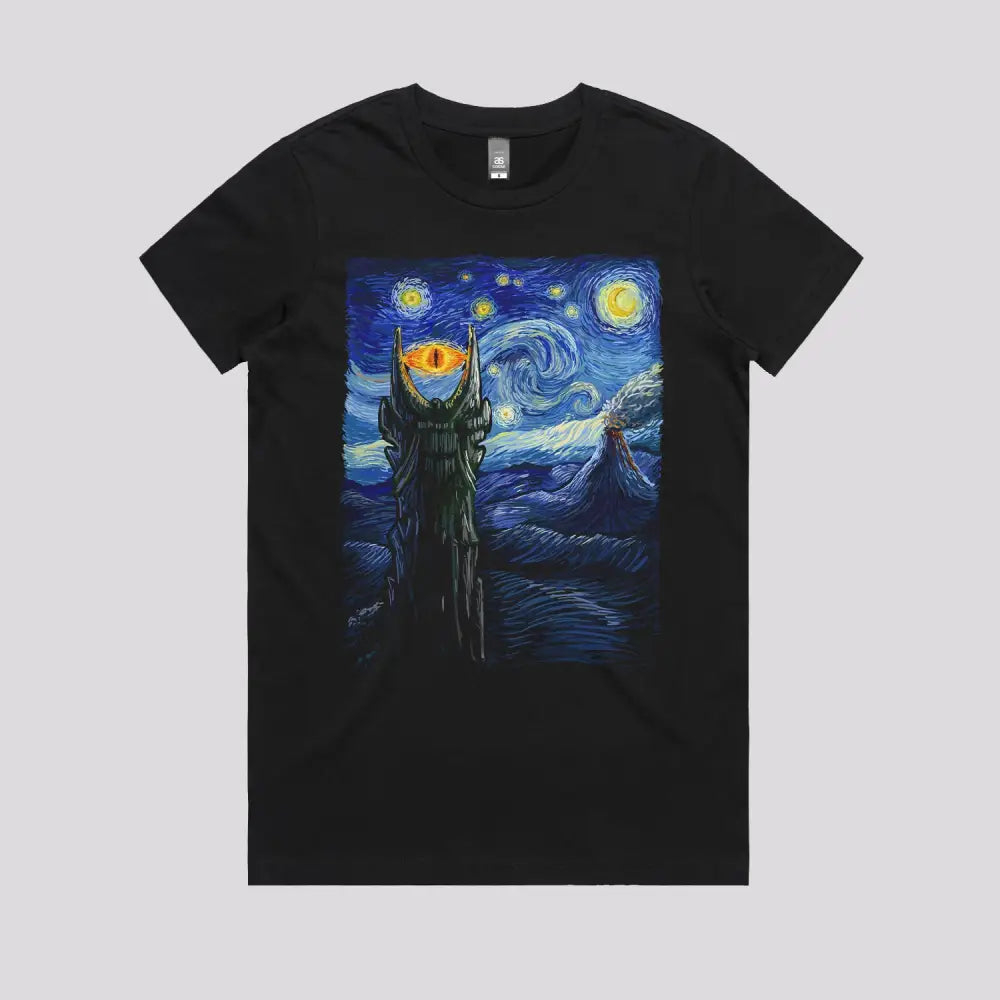 Middle Earth Van Gogh T-Shirt Hoodie, Sweatshirt | CiraTrend.com (Image 3)