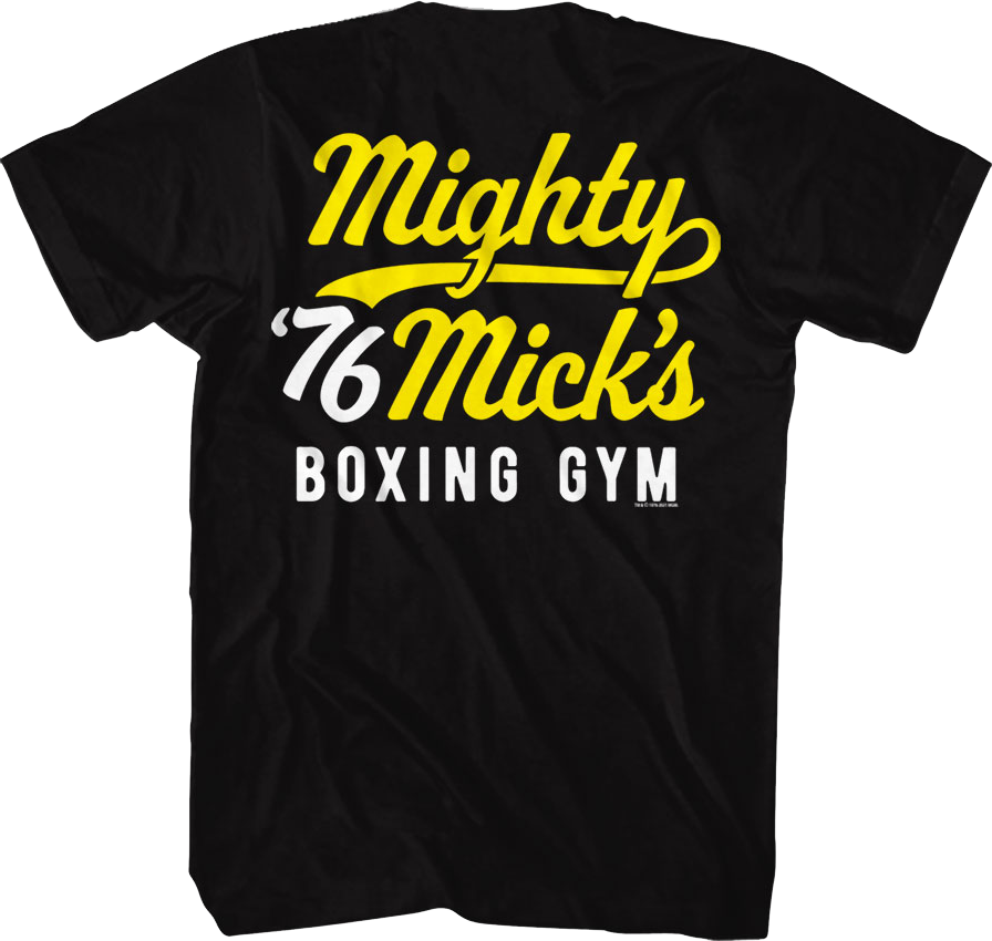 Mighty Mick'S Boxing Gym Front & Back Rocky T-Shirts, Hoodie, Sweatshirt