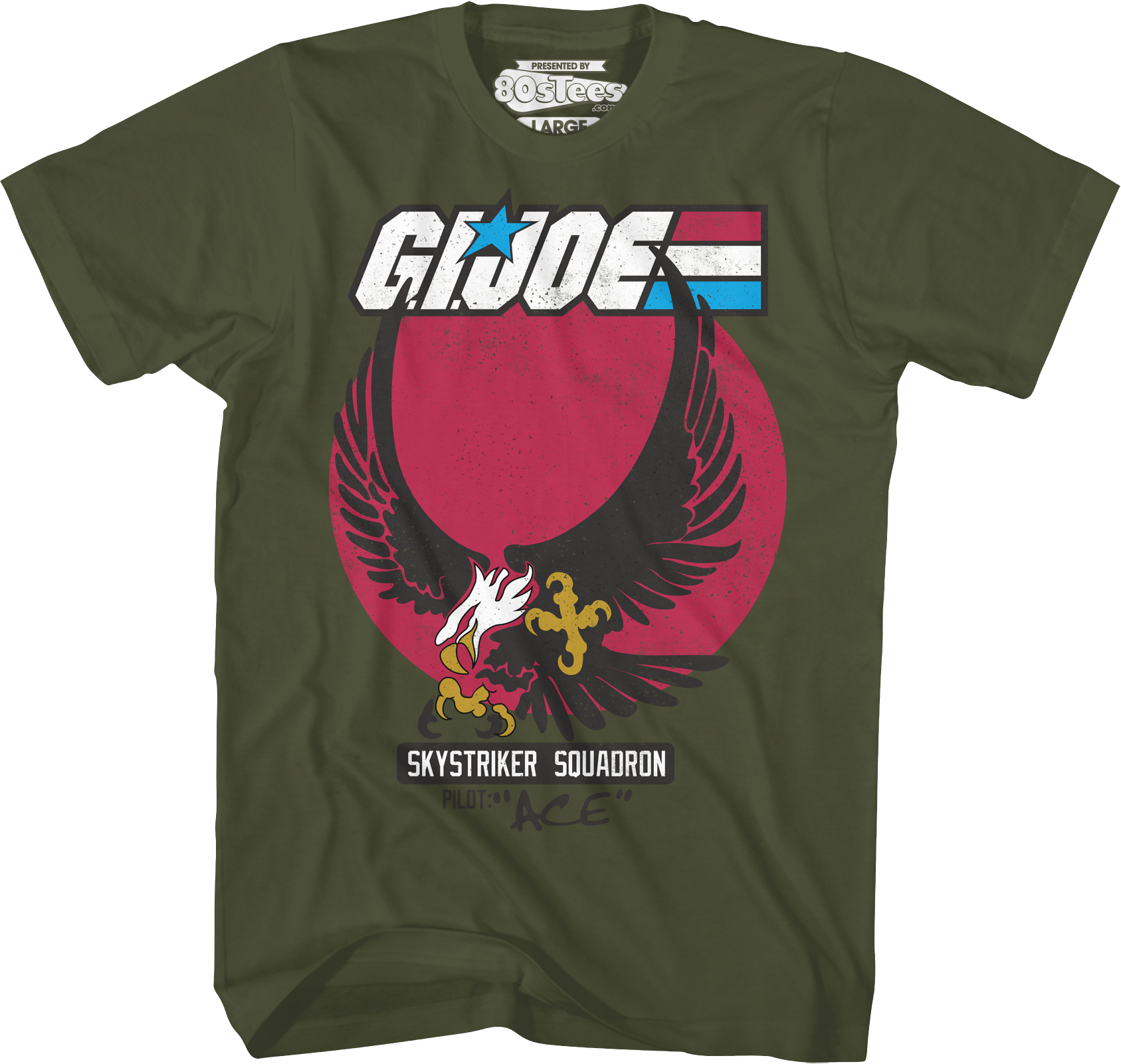 Military Green Skystriker Squadron GI Joe T-Shirt Hoodie, Sweatshirt | CiraTrend.com (Image 1)