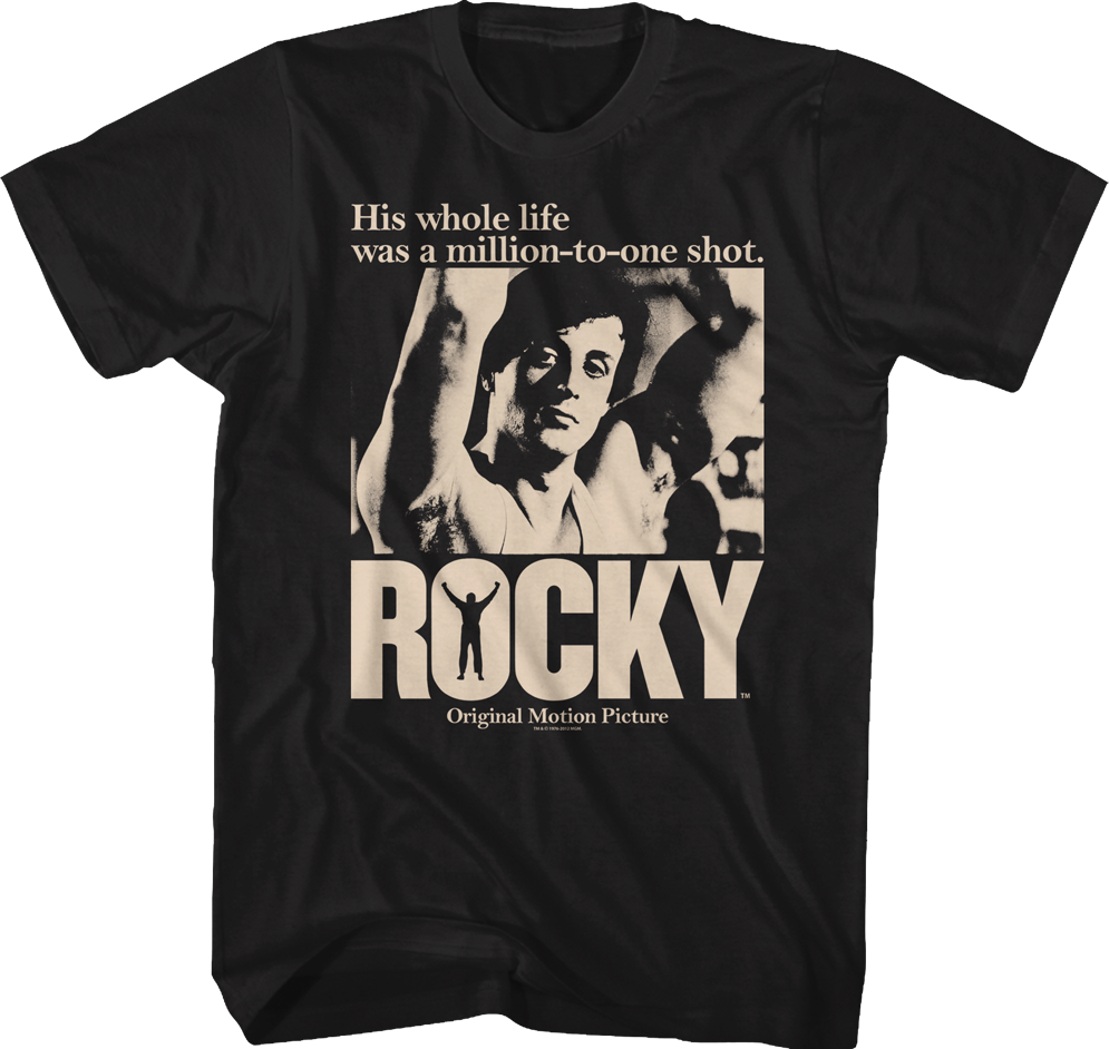 Million To One Shot Rocky Shirt Hoodie, Sweatshirt | CiraTrend.com (Image 1)