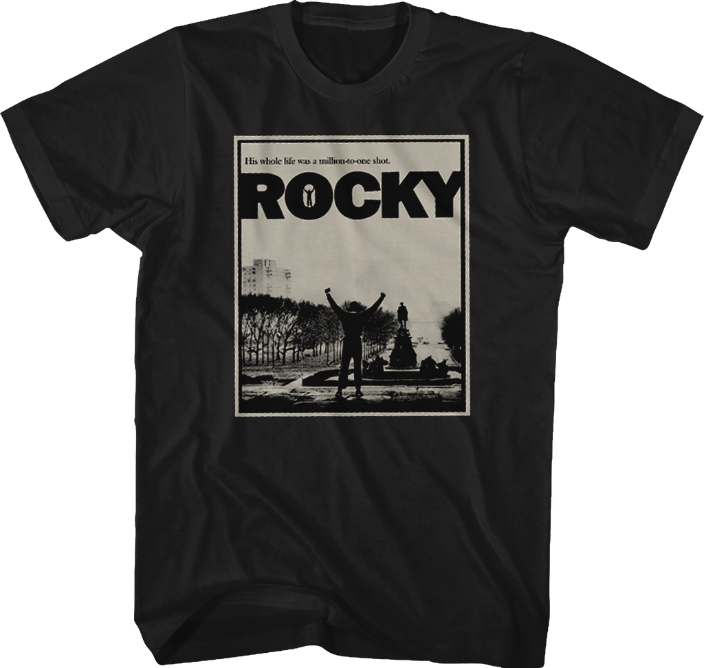 His Whole Life Was A Million To One Shot Rocky Shirt Hoodie, Sweatshirt | CiraTrend.com (Image 1)