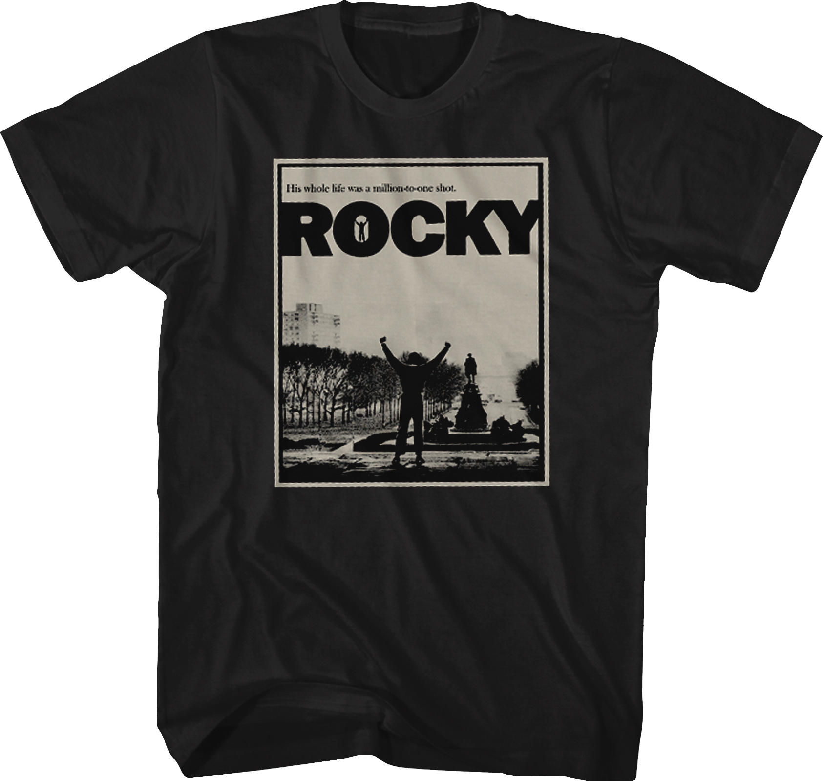 His Whole Life Was A Million To One Shot Rocky Shirt Hoodie, Sweatshirt | CiraTrend.com (Image 1)