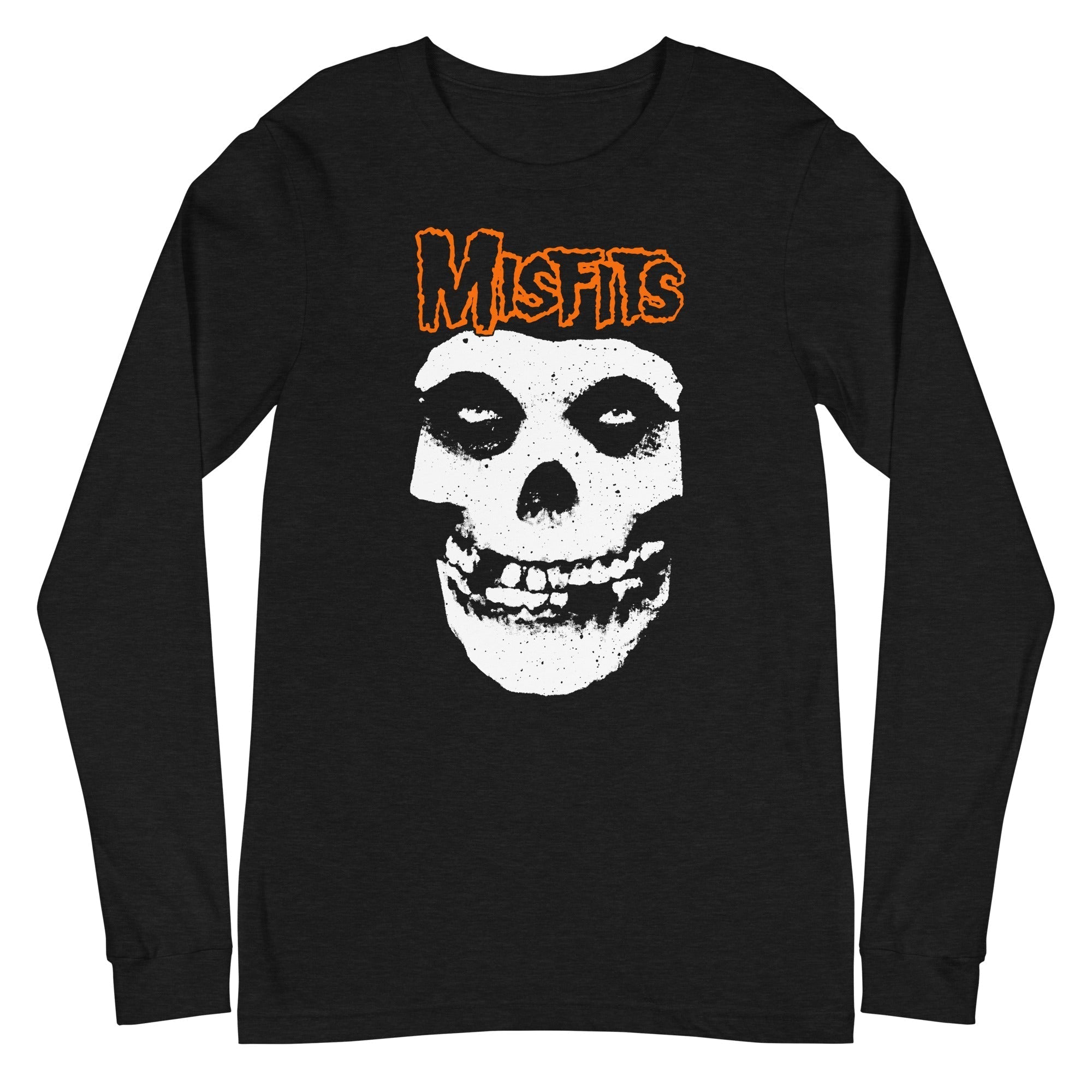 Misfits - Orange Skull Long Sleeve T-Shirt Hoodie, Sweatshirt | CiraTrend.com