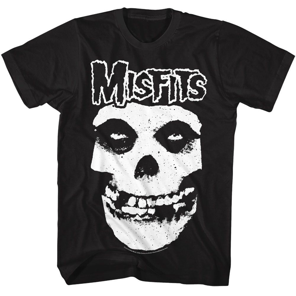Misfits - Logo Outline Skull Boyfriend Tee Hoodie, Sweatshirt | CiraTrend.com