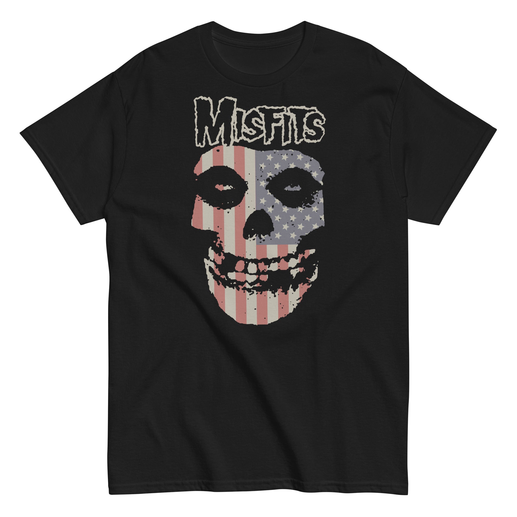Misfits - USA Skull T-Shirt Hoodie, Sweatshirt | CiraTrend.com (Image 1)