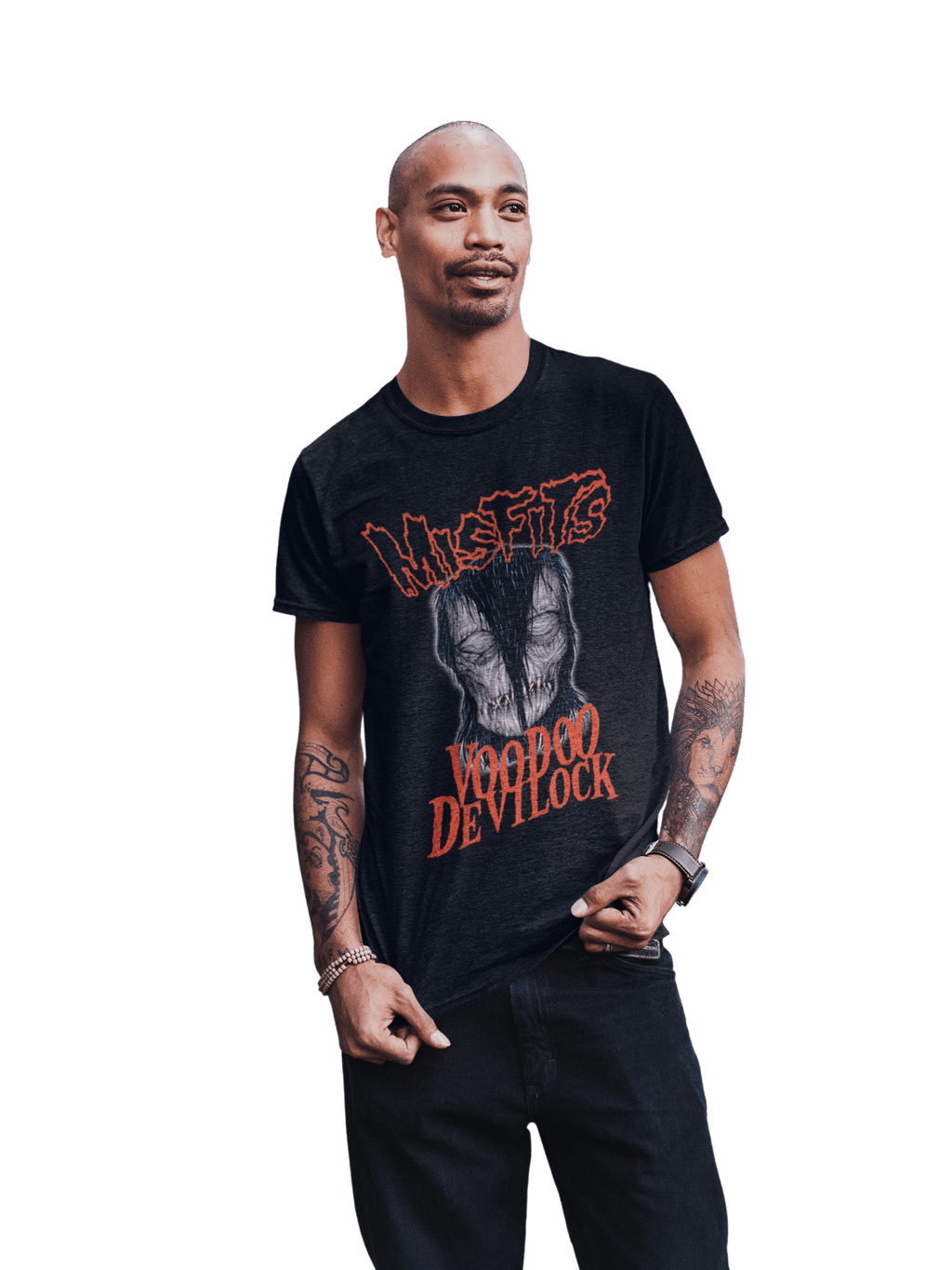 Misfits - VooDoo Devilock T-Shirt Hoodie, Sweatshirt | CiraTrend.com (Image 3)