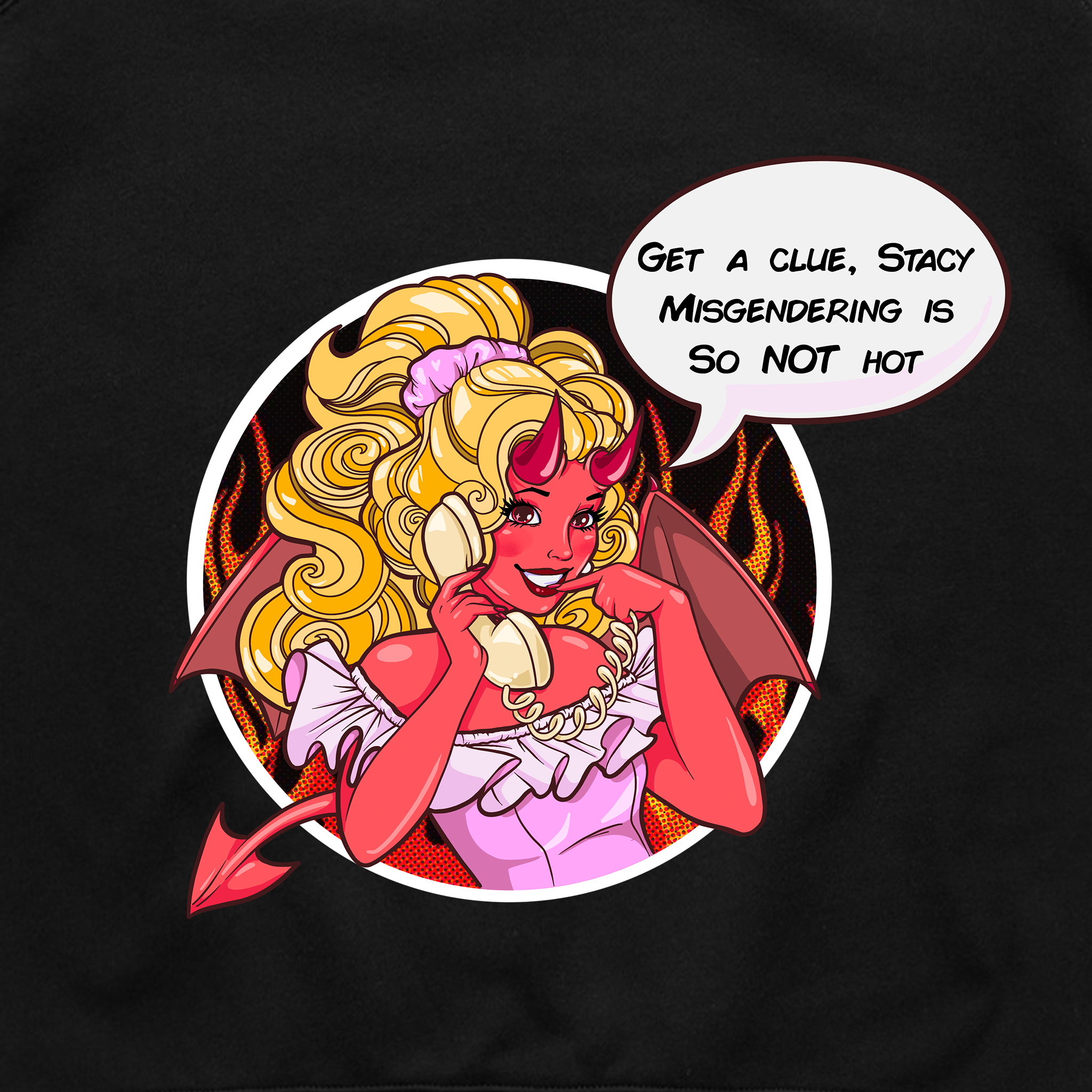 Misgendering Is Not Hot Hoodie T-Shirts, Sweatshirt | CiraTrend.com (Image 3)