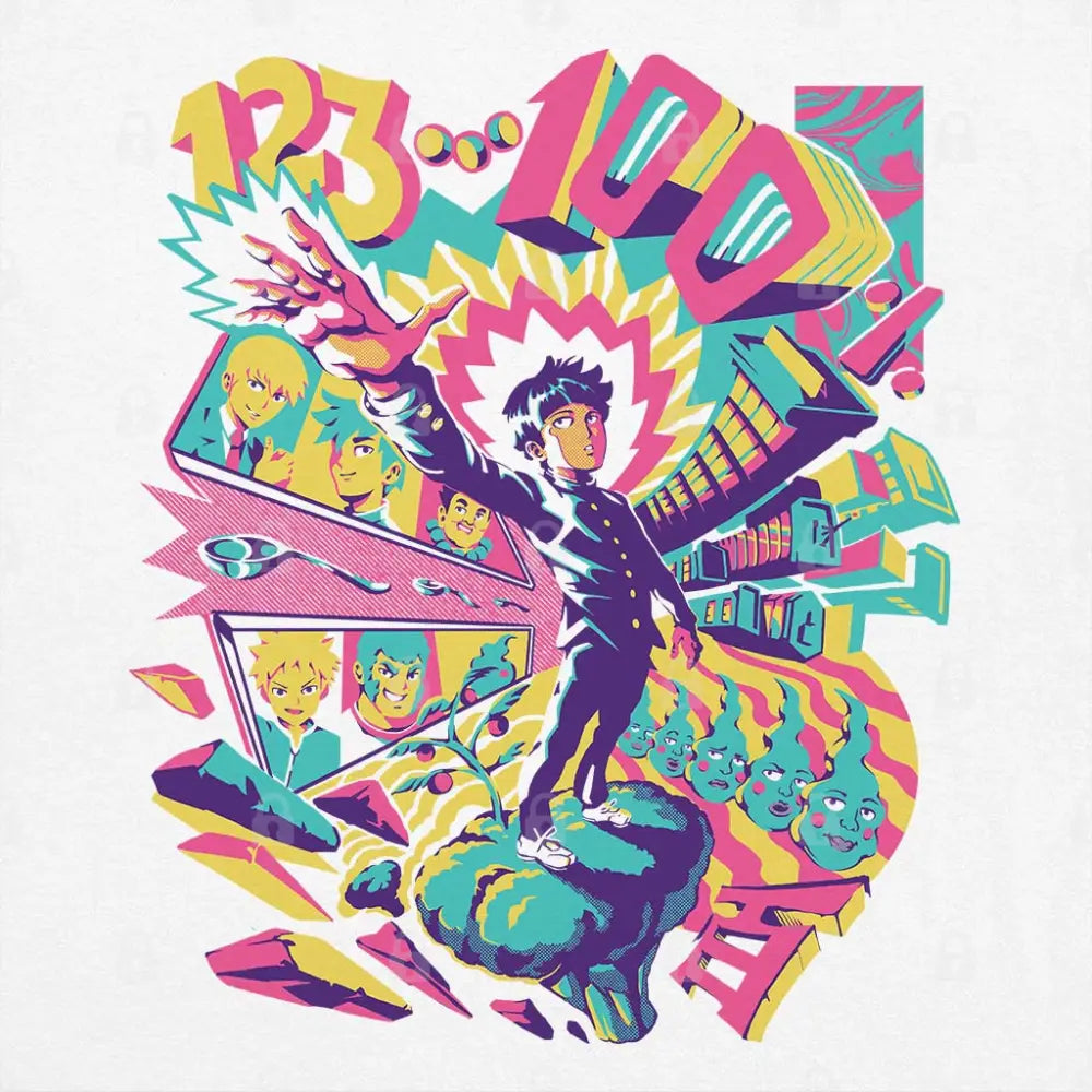 Mob Psychedelic 100 T-Shirt Hoodie, Sweatshirt | CiraTrend.com (Image 1)