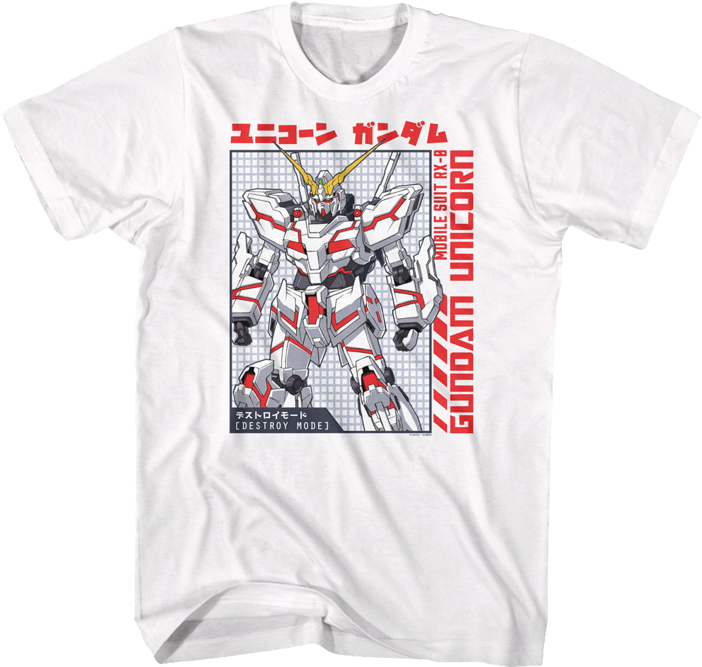 Mobile Suit Gundam Unicorn T-Shirt Hoodie, Sweatshirt | CiraTrend.com (Image 1)