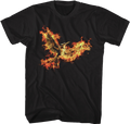 Mockingjay Fire Flight Hunger Games T-Shirt Hoodie, Sweatshirt | CiraTrend.com (Image 1)
