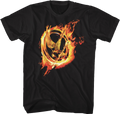 Mockingjay Flames Hunger Games T-Shirt Hoodie, Sweatshirt | CiraTrend.com (Image 1)