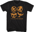 Mockingjay Logos Hunger Games T-Shirt Hoodie, Sweatshirt | CiraTrend.com (Image 1)