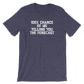 100% Chance Of Me Telling You The Forecast T-Shirt (Unisex) Hoodie, Sweatshirt | CiraTrend.com (Image 1)