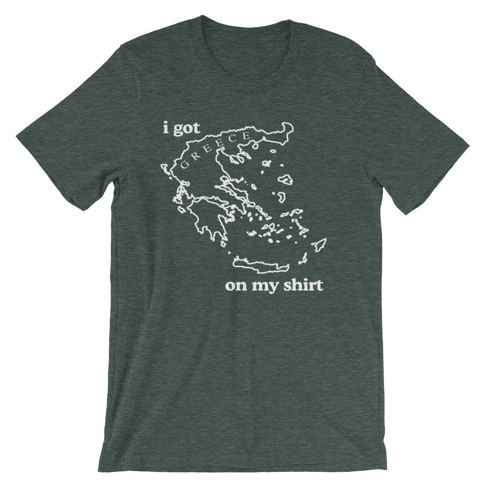 I Got Greece On My Shirt T-Shirt (Unisex) Hoodie, Sweatshirt | CiraTrend.com (Image 5)