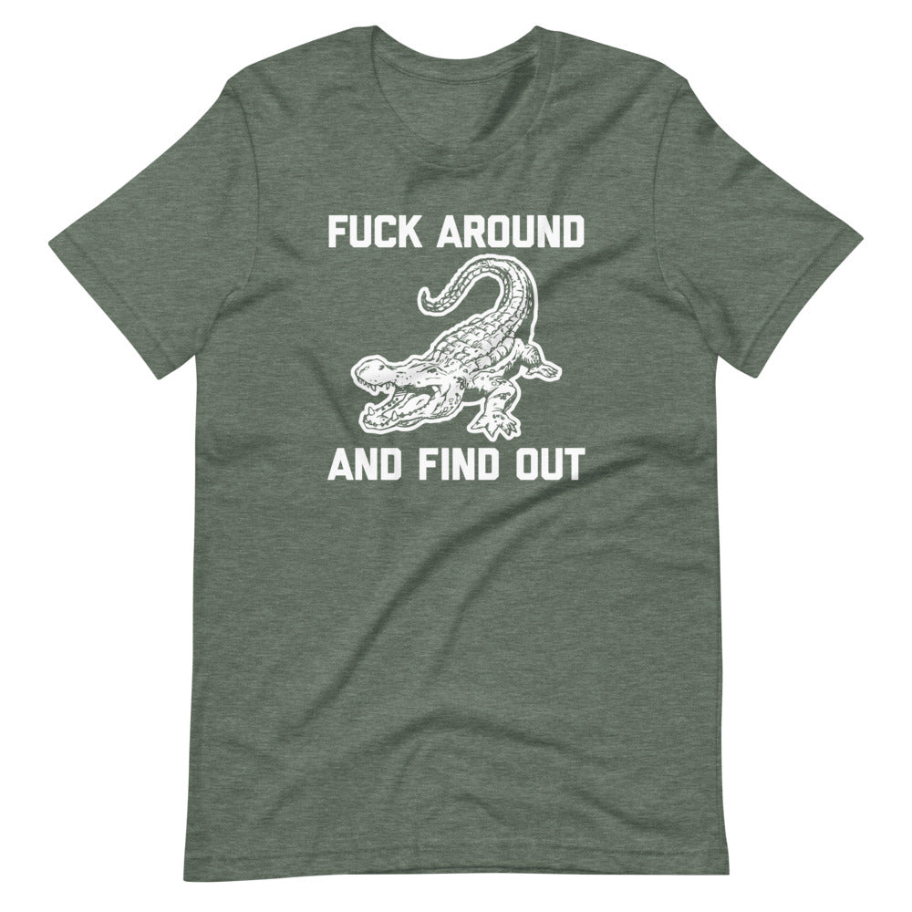 Fuck Around & Find Out (Alligator) T-Shirt Hoodie, Sweatshirt | CiraTrend.com (Image 5)