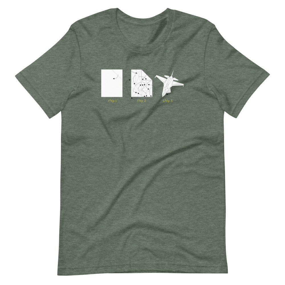 Paper Airplane (3 Simple Steps) T-Shirt (Unisex) Hoodie, Sweatshirt | CiraTrend.com (Image 4)