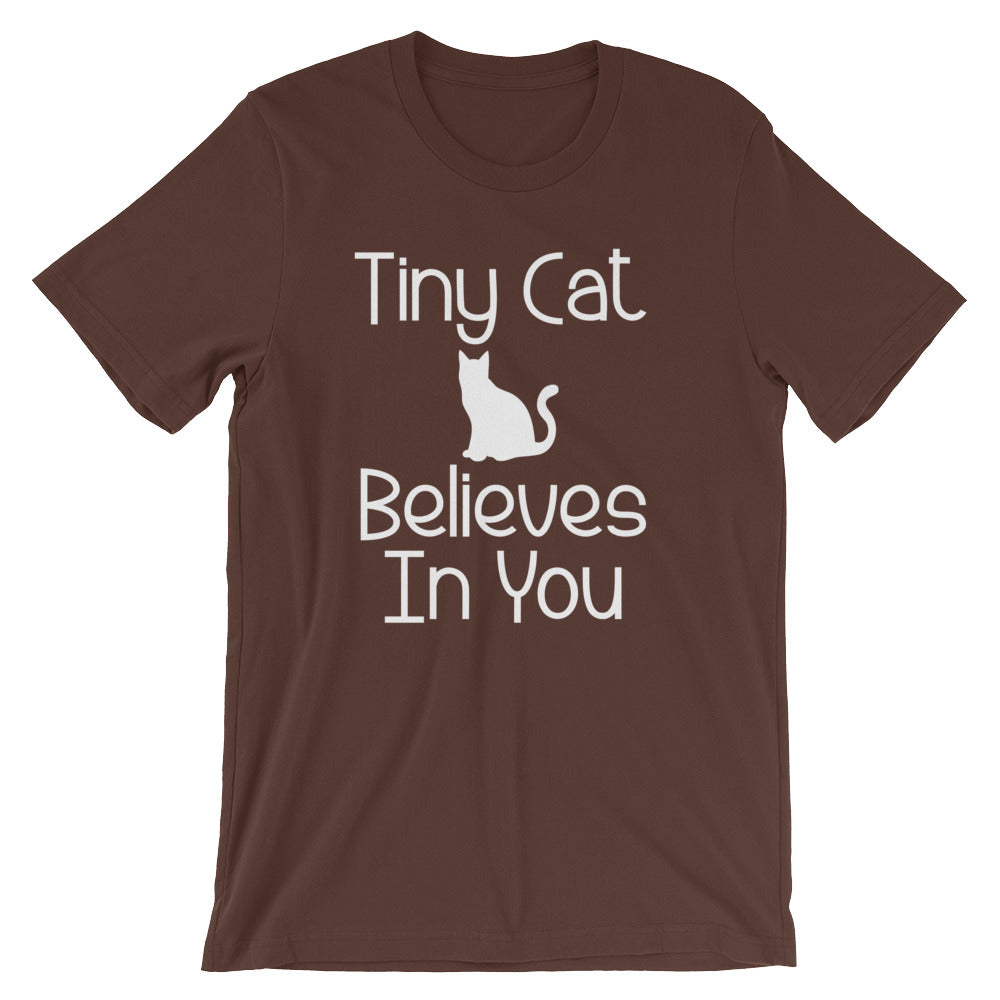 Tiny Cat Believes In You T-Shirt (Unisex) Hoodie, Sweatshirt | CiraTrend.com (Image 3)