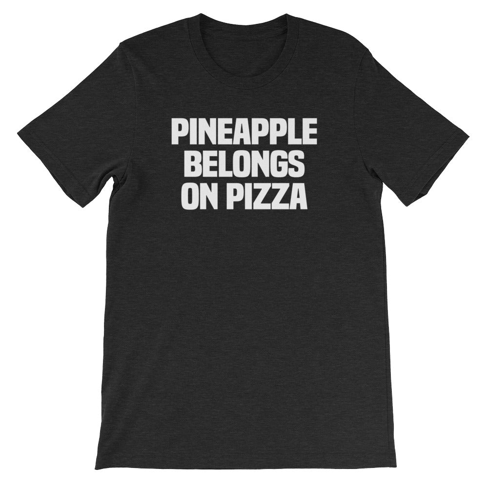 Pineapple Belongs On Pizza T-Shirt (Unisex) Hoodie, Sweatshirt | CiraTrend.com (Image 4)